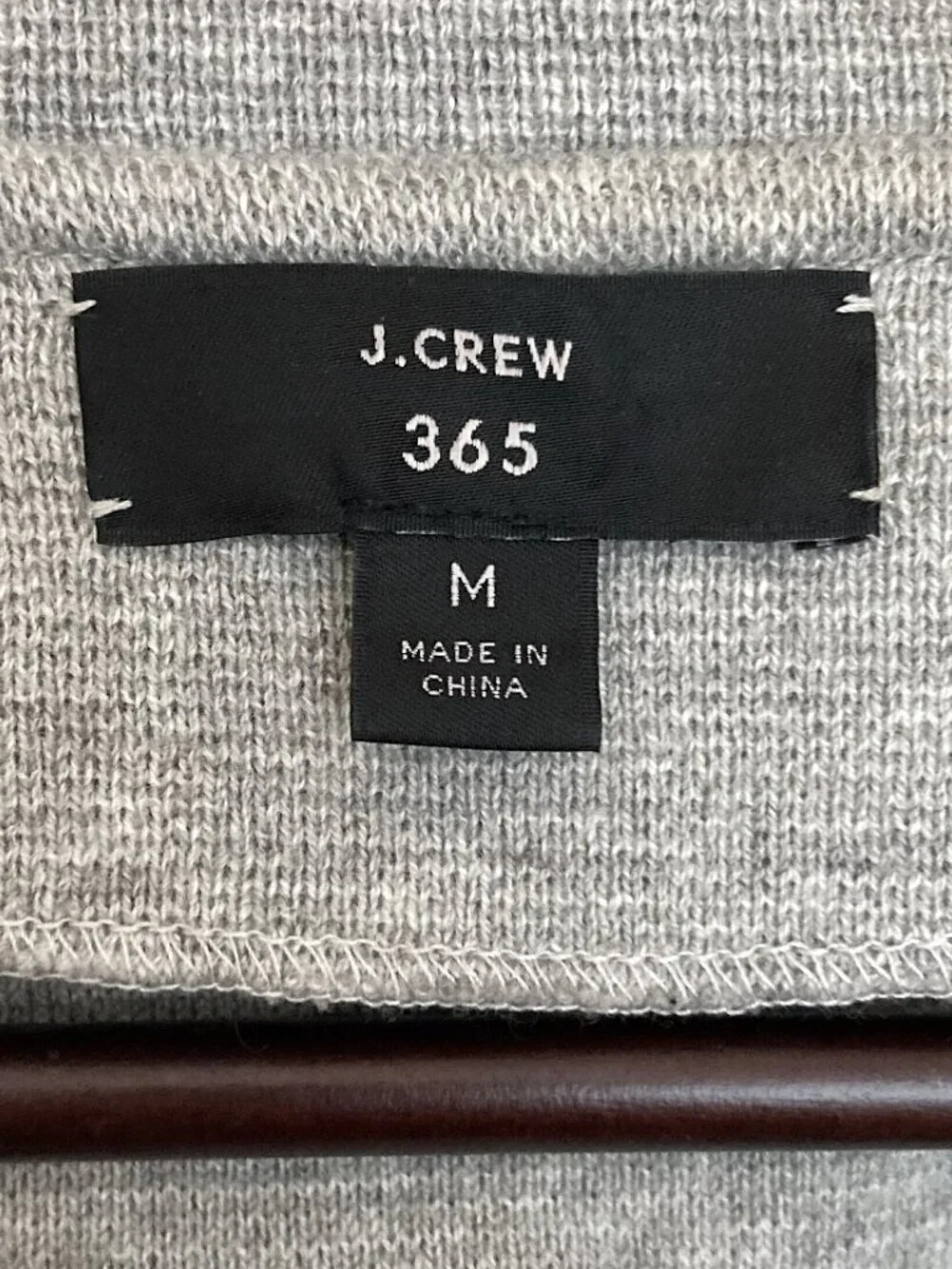 J CREW 365 Sophie Knit Open Front Wool Blend Blazer Size M Heather Gray